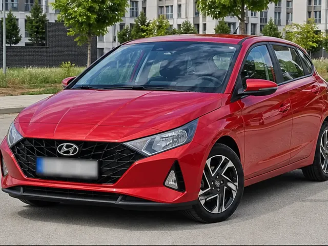 2022 Mazda3 hatchback in Coral Red